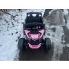 Elektrické autíčko Buggy Maverick Can-Am 4x200W 24V růžové v zimě 3