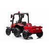 Elektrický traktor s přívěsem Blast 2x200W červený 13