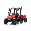 Elektrický traktor s přívěsem Blast 2x200W červený 3