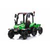 Elektrický traktor s přívěsem Blast 2x200W zelený 2