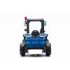 Elektrický traktor s přívěsem Blast 2x200W modrý zadní pohled