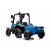 Elektrický traktor s přívěsem Blast 2x200W modrý 5