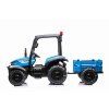 Elektrický traktor s přívěsem Blast 2x200W modrý profil