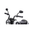 Elektrická motorka Chopper FASTER bílá 7