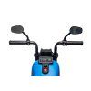 Elektrická motorka Chopper FASTER modrá říditka