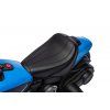 Elektrická motorka Chopper FASTER modrá sedadlo