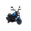 Elektrická motorka Chopper FASTER modrá 1