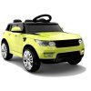 Elektrické autíčko Land Rapid Racer zelená (ekokůže)