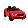 Elektrické autíčko BMW M5 Drift červené 24V 2