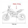 Benzínová motorka 49 cm3 Renegade červená 23