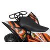 Dětská benzínová čtyřkolka DESERT STORM 125 ccm oranžová 20