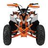 Dětská benzínová čtyřkolka DESERT STORM 125 ccm oranžová 3