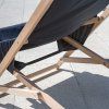 Dřevěné zahradní polohovací lehátko Premium Grafit PATIO 3