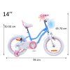 Dívčí kolo RoyalBaby Star Girl 14" modré 4