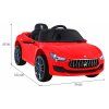 Elektrické autíčko Maserati Ghibli červené 3