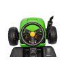 Dětský elektrický traktor BBH-030 s přívěsem zelený 15