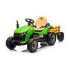 Dětský elektrický traktor BBH-030 s přívěsem zelený 1
