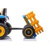Dětský elektrický traktor BBH-030 s přívěsem modrý 12