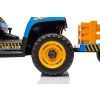 Dětský elektrický traktor BBH-030 s přívěsem modrý 15
