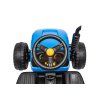 Dětský elektrický traktor BBH-030 s přívěsem modrý 22