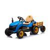 Dětský elektrický traktor BBH-030 s přívěsem modrý 3