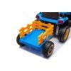 Dětský elektrický traktor BBH-030 s přívěsem modrý 8
