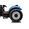 Dětský elektrický traktor Strong 24V | 400W modrý 7