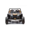 Elektrické autíčko Buggy UTV čtyřmístné 24V nafukovací kola zlatá 10