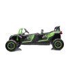 Elektrické autíčko Buggy UTV čtyřmístné 24V nafukovací kola zelené 1