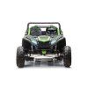 Elektrické autíčko Buggy UTV čtyřmístné 24V nafukovací kola zelené 3