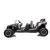 Elektrické autíčko Buggy UTV čtyřmístné 24V nafukovací kola bílé 6