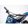Dětská elektrická motorka Cross 350W 36V modrá 11
