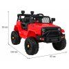 Elektrické autíčko Jeep Dark Night červené 3