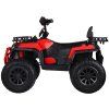 Dětská elektrická čtyřkolka 4x4 s plynovým tlumičem v rukojeti červená 2