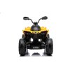 Dětská elektrická čtyřkolka Maverick ATV 2x200W žlutá 3
