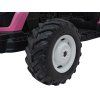 Dětský elektrický traktor GROW 1804 24V růžový 16