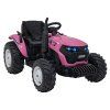 Dětský elektrický traktor GROW 1804 24V růžový 2