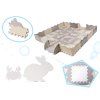 Pěnová podložka puzzle 36 ks šedá-ecru 1