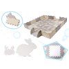 Pěnová podložka puzzle 36 ks šedá-ecru 3