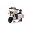 Dětská elektrická motorka Chopper INDIAN bílá 17