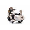 Dětská elektrická motorka Chopper INDIAN bílá 22