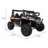 Elektrické autíčko Buggy UTV černé 3