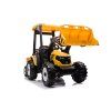 Elektrický traktor Mega D68 s přívěsem žlutý 8