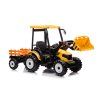 Elektrický traktor Mega D68 s přívěsem žlutý 9