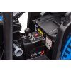 Elektrický traktor Mega D68 s přívěsem modrý 17