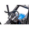 Elektrický traktor Mega D68 s přívěsem modrý 20