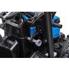Elektrický traktor Mega D68 s přívěsem modrý 20