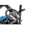 Elektrický traktor Mega D68 s přívěsem modrý 22