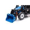 Elektrický traktor Mega D68 s přívěsem modrý 26