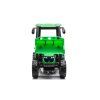Elektrický traktor Mega D68 s přívěsem zelený 15